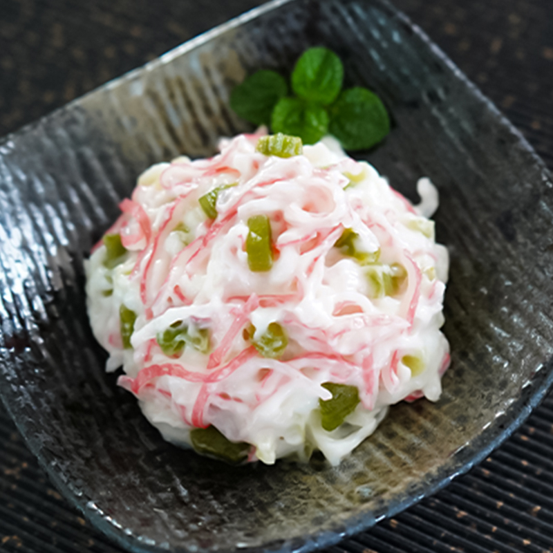模拟蟹肉丝沙拉